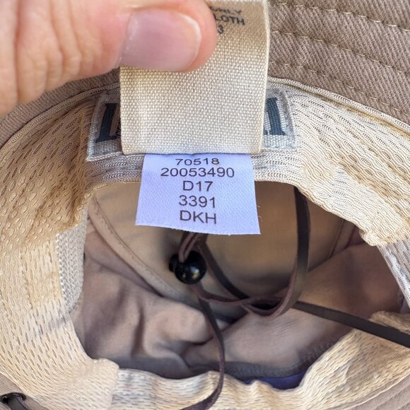 Duluth Trading Crusher Outback Hat Men's Large Tan Outdoor Safari Packable - Picture 8 of 9